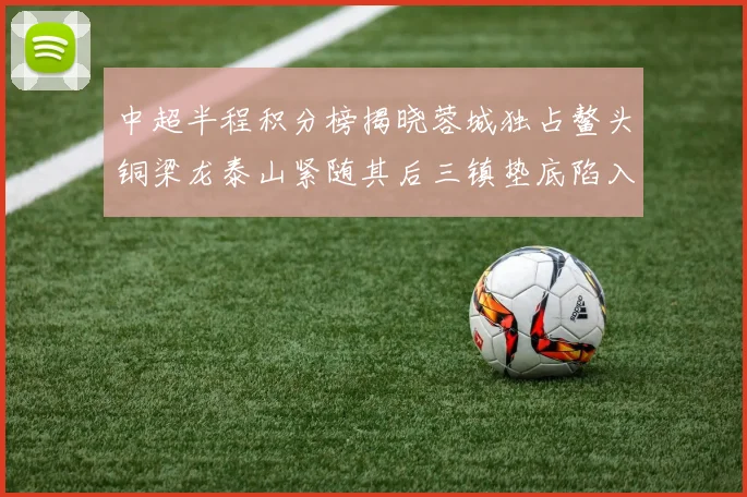 中超半程积分榜揭晓蓉城独占鳌头铜梁龙泰山紧随其后三镇垫底陷入困境